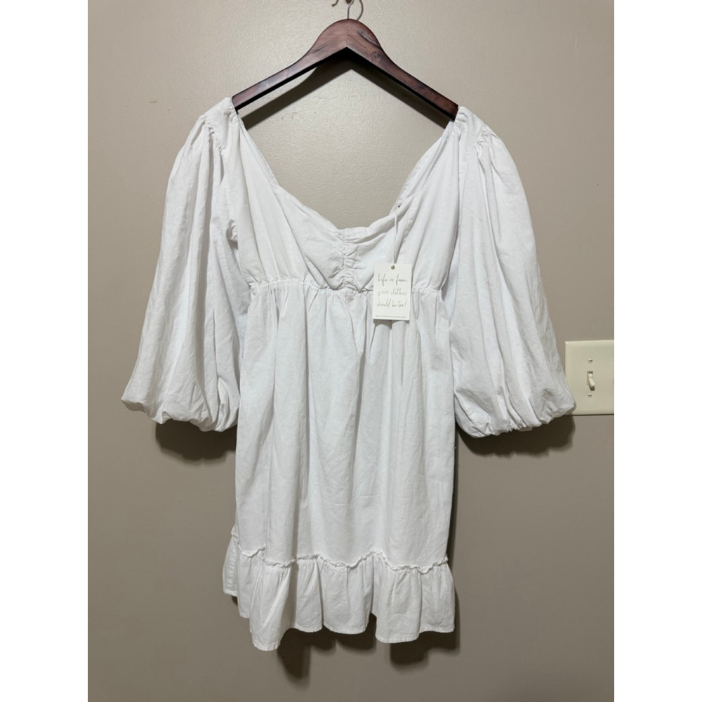 Show Me Your Mumu White Mandi Mini Dress - Picture 3 of 7